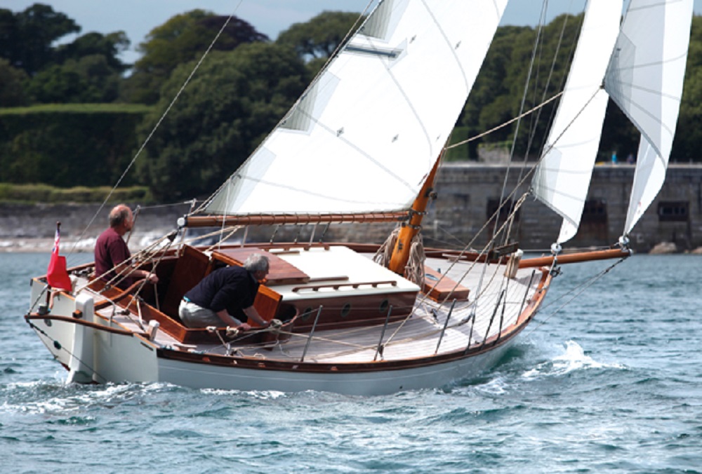 Saving a 1935 Harrison Butler sloop with epoxy resin