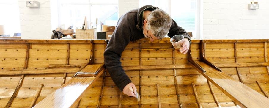 TRADE SECRET: Achieve a well-varnished wood trim in half the time with epoxy resin