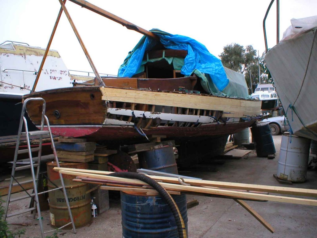 wooden boat repair