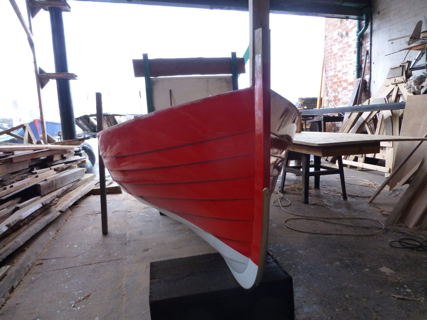 Building “Willow” the Guillemot dinghy using marine epoxy
