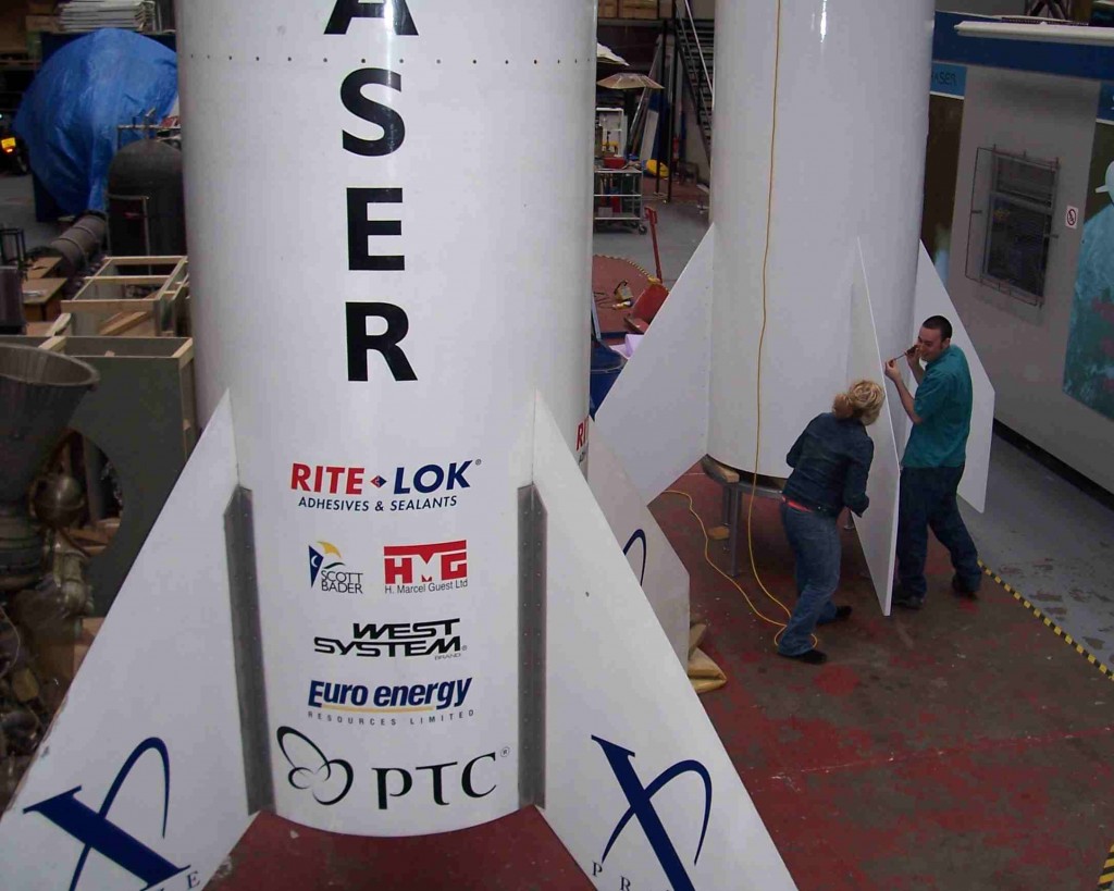 Starchaser 4 boosters