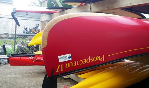 How to apply skid plates to your canoe for added protection