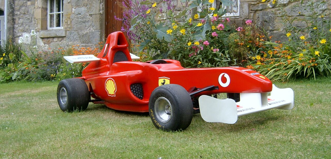 Building a Formula One racing car – for the garden