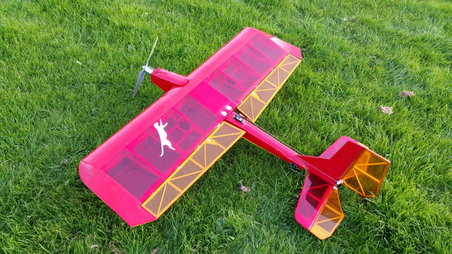 Repairing a radio-controlled plane with epoxy