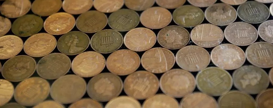 How to make a penny floor
