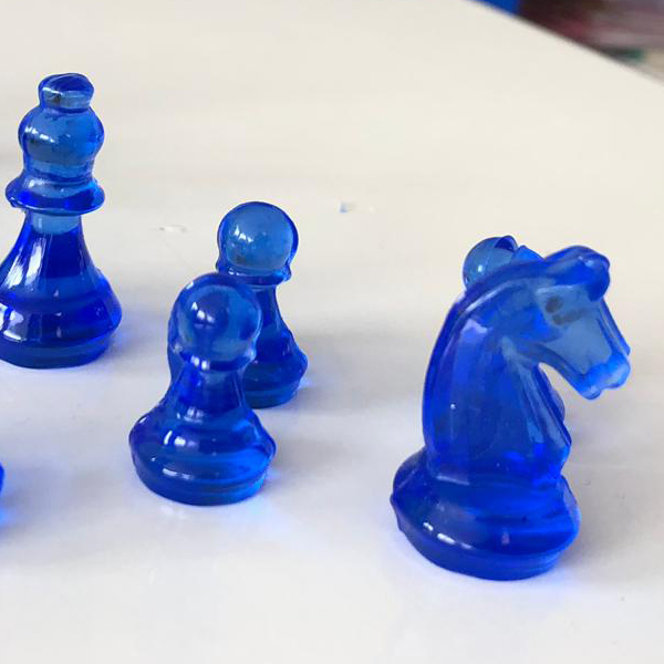 Chess pieces imade with the best quality epoxy resin
