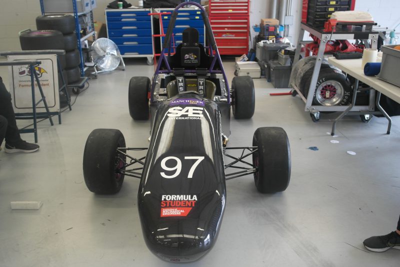 The PRO-SET build of a racing car
