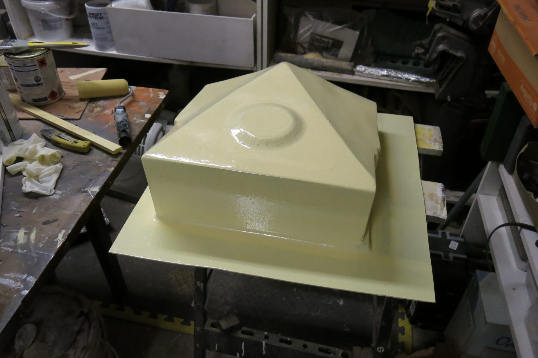Moulding an oil tray