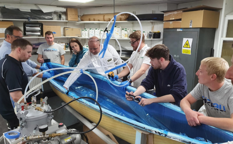 PRO-SET® Epoxy Kayaks with Vacuum Infused Fibreglass and Carbon Technology